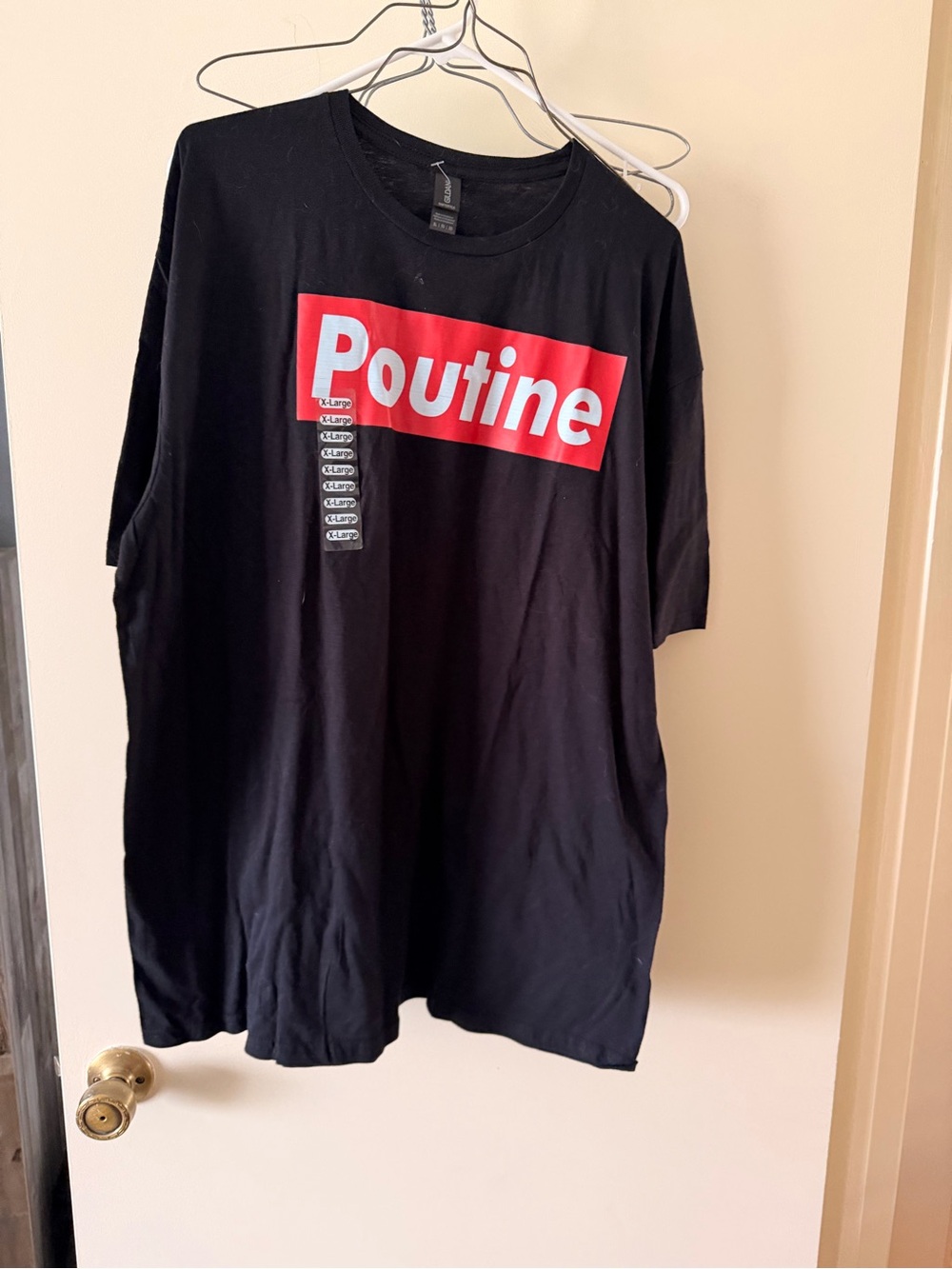 Poutine Graphic Tee - Black/Red